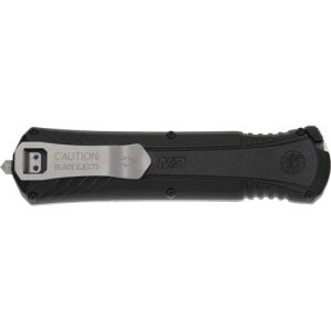 S&W KNIFE M&P OTF 3.5" AUS-8 - SPEAR BLADE TIP DOWN W/SAFETY - Smith & Wesson M&P OTF 3.5"