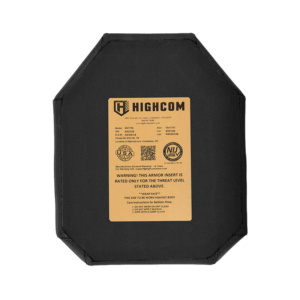 HighCom Guardian 4s17m 10x12 Multi Curve Shooter Cut Rifle Armor, NIJ Certified, DEA Compliant - HighCom 4S17M Plates