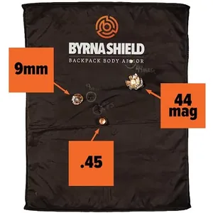 BYRNA SHIELD FLEXIBLE LEVEL - IIIA BACKPACK INSERT 10"X12" - byrna shield iii a