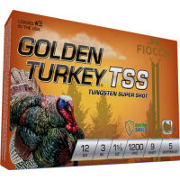 FIOCCHI GOLDEN TURKEY TSS 12GA - 3" 1-5/8OZ #9 5RD 10BX/CS - Golden Turkey TSS #9