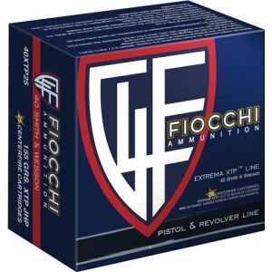 FIOCCHI 40 SW 155GR XTP-HP - 25RD 20BX/CS
