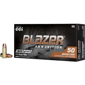 CCI BLAZER BRASS 30 SUPER - CARRY 115GR 50RD 20BX/CS