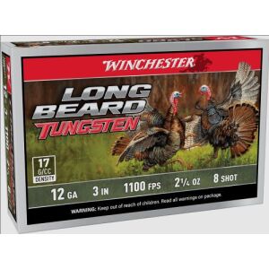WINCHESTER LONG BEARD TS17 - 12GA 3" 2-1/4OZ #8 5RD 10BX/CS - Long Beard TS17 #8