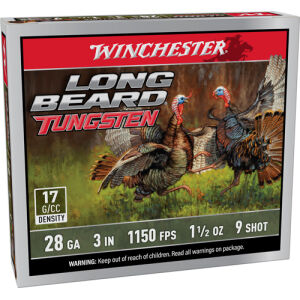 WINCHESTER LONG BEARD TS17 - 28GA 3" 1/1/2OZ #9 5RD 10BX/CS - 28ga Long Beard TS17