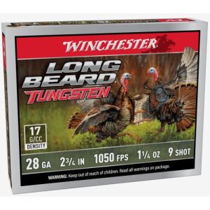 WINCHESTER LONG BEARD TS17 - 28GA 2.75" 1-1/4OZ #9 5RD - 28ga Long Beard TS17
