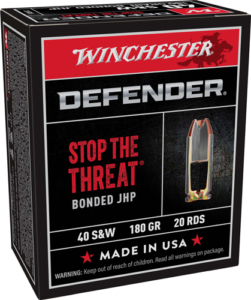 WINCHESTER SUPREME ELITE 40 SW - 180GR PDX1 DEF 20RD 10BX/CS - PDX1 40 S&W