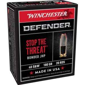 WINCHESTER SUPREME ELITE 40 SW - 165GR PDX1 DEF 20RD 10BX/CS