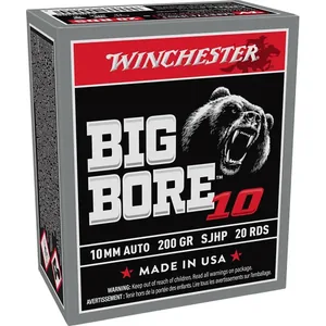 WINCHESTER BIG BORE 10MM - 200GR JSP 20RD 10BX/CS