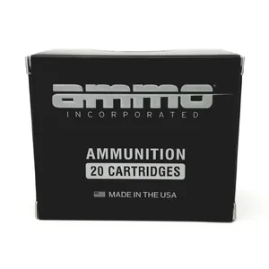 Ammo Inc 10 mm Ammunition 10180JHPA20 180 Grain Jacketed Hollow Point 20 Rounds