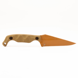 Stroup Knives Bravo 5 FDE Cerakote G10 Grip - OD - Bravo 5 FDE