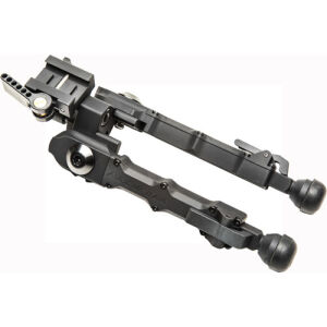 ACCU-TAC BIPOD BOLT RIFLE BR4 - 5.3"-6.75" ALUMINUM FLAT GEN2 - BR4 Gen2 Bipod
