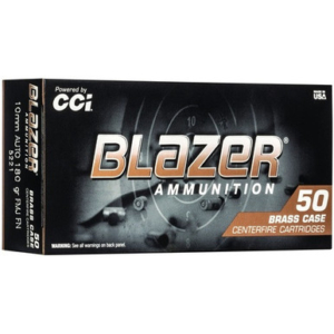 CCI 10mm Ammunition Blazer 5221 180 Grain Full Metal Jacket Flat Point 50 Rounds