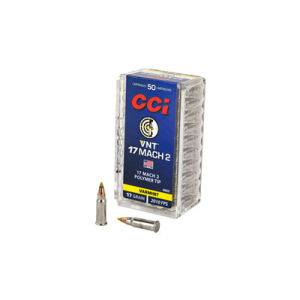 CCI 17 MACH 2 17GR VRMNT TIP 50/5000 - 17 Mach 2 Varmint Tip