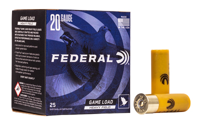 FED GMSHK 20GA 2 3/4" #7.5 25/250 - 20ga #7.5 shot