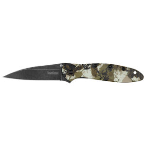 KERSHAW LEEK 3" KINGS CAMO BLKWASH - Kershaw Leek King's Camo