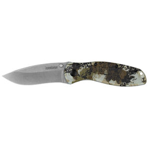 KERSHAW BLUR 3.4" KINGS CAMO STNWASH - Kershaw Blur King's Camo