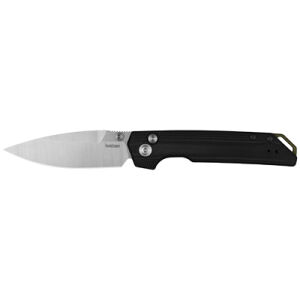 KERSHAW IRIDIUM BUTTON LOCK 3.45" BK - Kershaw Iridium 3.45 Black