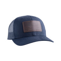 MAGPUL STD LEATHER PATCH TRUCKER NVY - Navy Leather Trucker
