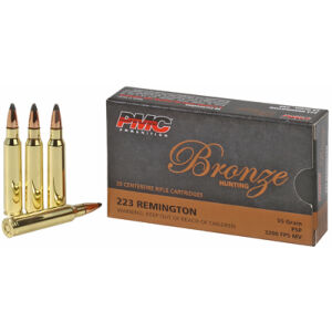 PMC BRNZ 223REM 55GR SP 20/800 - PMC 223 55gr SP