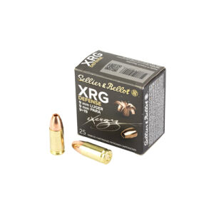 S&B 9MM 100GR XRG 25/1000 - 9mm 100gr XRG