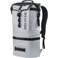 PELICAN SOFT COOLER BACKPACK - COMPRESSION MOLDED GREY - Grey Pelican Backpack Cooler
