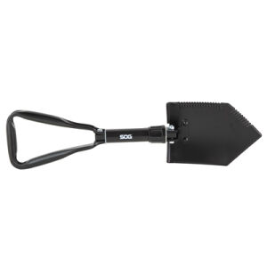 SOG XL ENTRENCHING TOOL BLK W/SHEATH