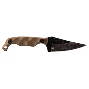 STROUP MINI1 3" ACD ETCH ODG W/SHT - Stroup Mini 1 knife