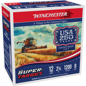 WINCHESTER TARGET 12GA 2.75" - 1-1/8OZ #8 1200FPS 250RD CASE