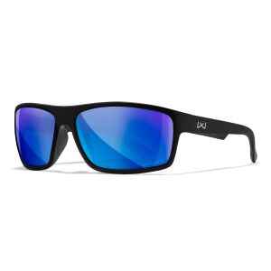 Wiley X PEAK XL CAPTIVATE POL BLUE MIRROR/MATTE BLACK FRAME - Peak XL Blue Mirror