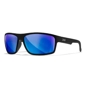 Wiley X PEAK XL CAPTIVATE POL BLUE MIRROR/MATTE BLACK FRAME - Wiley X Peak XL