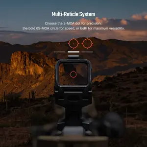 Osight R Micro T1/T2 Footprint Enclosed Red Dot Sight with Multi-Reticle System - OSight R red dot