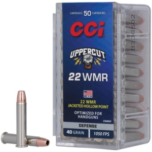 CCI Uppercut Rimfire Ammunition .22 WMR 40gr JHP 1050 fps 50/ct - Uppercut 22 WMR