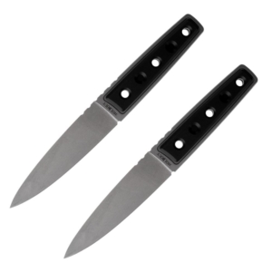 Cold Steel Stickman Holdout Fixed Throwing Knife 5-1/2" Dagger Blade Black 2/ct - Stickman Holdout Knife