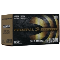 Federal Gold Medal Centerfire Large Pistol Match Primer 1000/ct - Large Pistol Match Primers