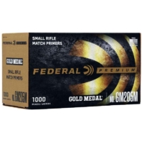 Federal Premium Gold Medal Centerfire Primers-Small Rifle Match 1000/ct - Small Rifle Match Primers
