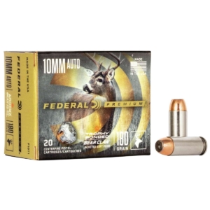 Federal Premium Vital-Shok Handgun Ammunition 10mm Auto 180 gr JSP 1275 fps 20 - 10mm 180gr JSP