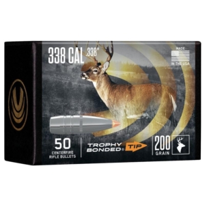 Federal Trophy Bonded Tip Component Bullets .338 Cal 200 gr - .338 200gr Bonded Tip