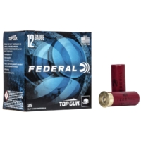 Federal Top Gun Shotshells 12 ga 2-3/4" 1 oz #8 25/ct - Top Gun #8 Shot