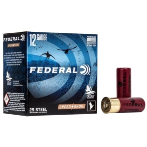 Federal Speed-Shok High Velocity Steel Shotshells 12ga 2-3/4" 1-1/8oz 1500 fps #2 Shot 25/ct - Speed-Shok 12ga #2