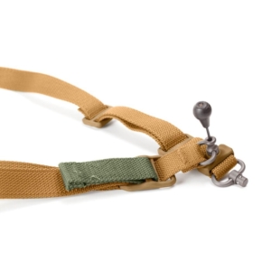 Blue Force Gear Vickers 221 Sling Red Swivel Padded Coyoted Brown - Vickers 221 Coyote