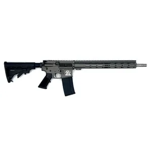 GLFA CA Compliant Rifle .223 Wylde 10rd Mag(1) 16'' Stainless Threaded Barrel Tungsten Cerakote - GLFA CA Compliant Rifle