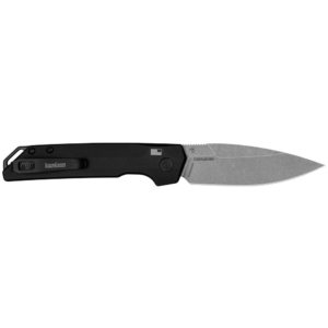 Kershaw Launch Iridium Folding Knife 3-2/5" Spear Point Blade Black - Kershaw Launch Iridium