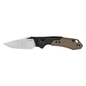 Kershaw Launch 19 Automatic Knife 3-3/10" Clip Point Blade Black Tan - Kershaw Launch 19 Automatic