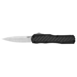 Kershaw Livewire OTF Automatic Knife 3-3/10" Spear Point Blade Black - Kershaw Livewire OTF