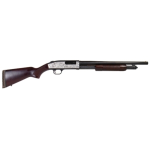Mossberg 500 Retrograde Shotgun 12 ga 3" Chamber 5rd 18.5" Barrel Filigree Polished - Mossberg Retrograde Filigree
