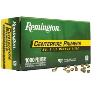 Remington Centerfire Large Rifle Primers- 9-1/2 Magnum Rifle - 9-1/2M Primers