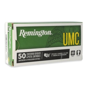 Remington UMC Handgun Ammunition .40 S&W 165 gr FMJ 1150 fps 50/ct - .40 S&W 165gr FMJ