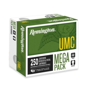 Remington UMC Handgun Ammunition .40 S&W 180 gr. FMJ 990 fps 250/ct - 40 S&W 180gr FMJ