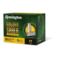 Remington Golden Saber Defense Ammunition .45 Auto(+P) 185gr BJHP 1140 fps 20/ct - 185gr Golden Saber +P