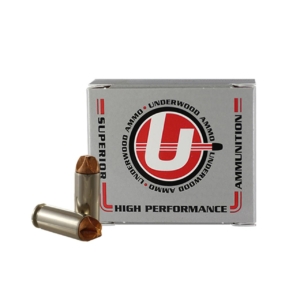 Underwood Xtreme Defender Hunting & Self Defense Handgun Ammunition 10mm Auto 115gr Solid 1700 fps 20/ct - 10mm Xtreme Defender